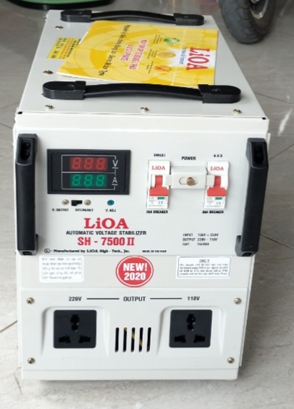 Ổn áp 1pha 7,5KVA